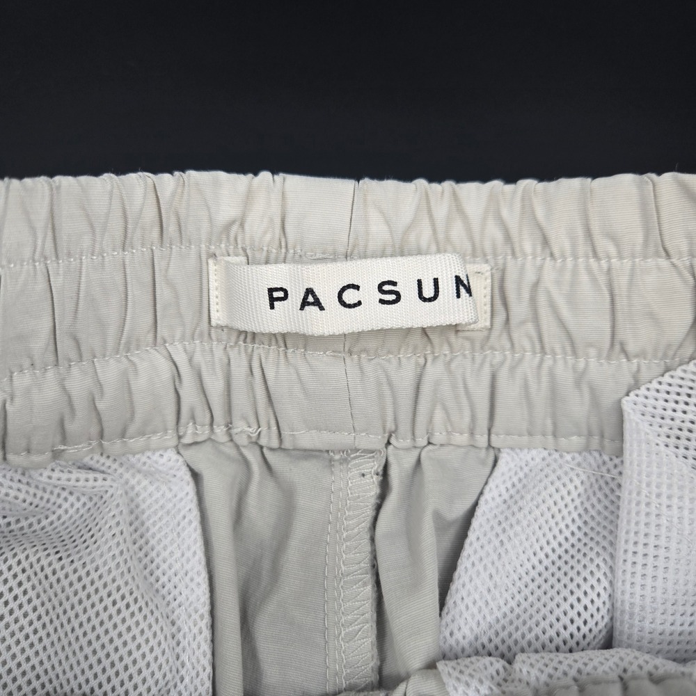 PacSun Grey Utility Cargo Joggers Gorpcore Techwear Drawstring Hem‎ Mens Small - Picture 4 of 16